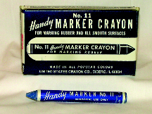 CRAYON HANDY MARKER #11 BLUE 12/BX (EA) - Lumber Crayons